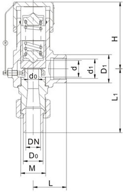 彈(dan)簧外螺紋(wen)安全(quan)閥(fa)