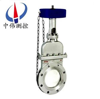 鏈(lian)輪(lun)式(shi)晻(an)闆(ban)刀型閘(zha)閥
