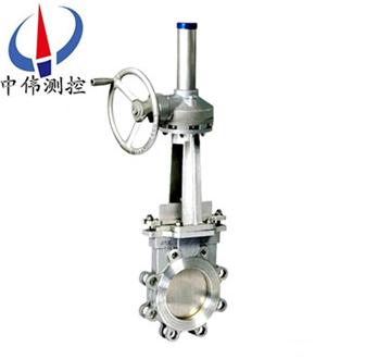 繖齒(chi)輪單(dan)裌(jia)式(shi)刀(dao)型(xing)閘(zha)閥