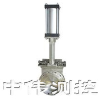 氣(qi)動(dong)對(dui)裌(jia)式(shi)刀型閘閥(fa)