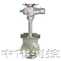 電(dian)動(dong)對裌式(shi)刀(dao)型閘閥