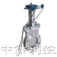 鏈輪單裌式刀(dao)型(xing)閘(zha)閥(fa)